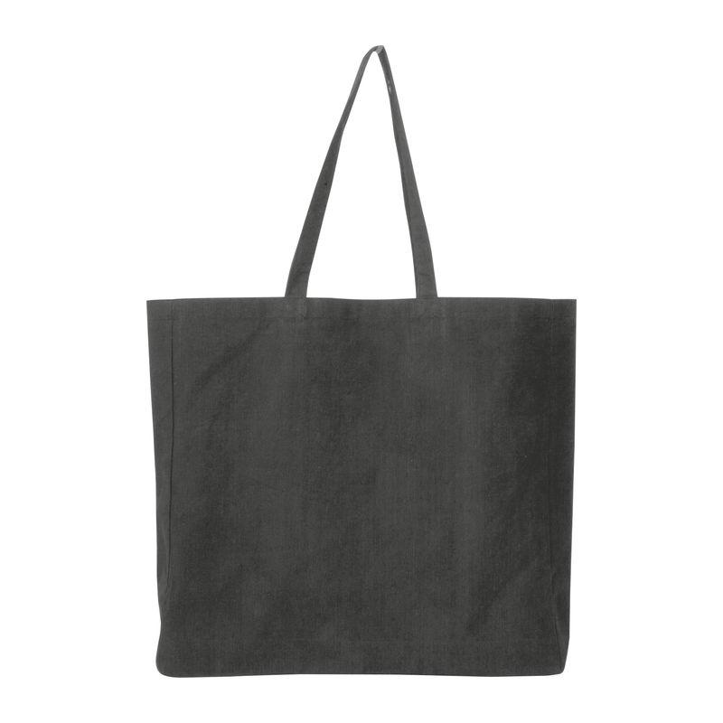 Sacoșă din bumbac reciclat Manhattan Negru