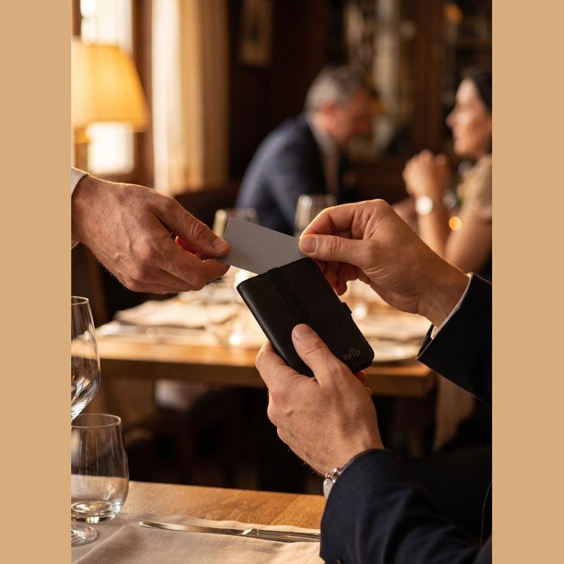 Portcard cu protecție RFID Victoria Negru