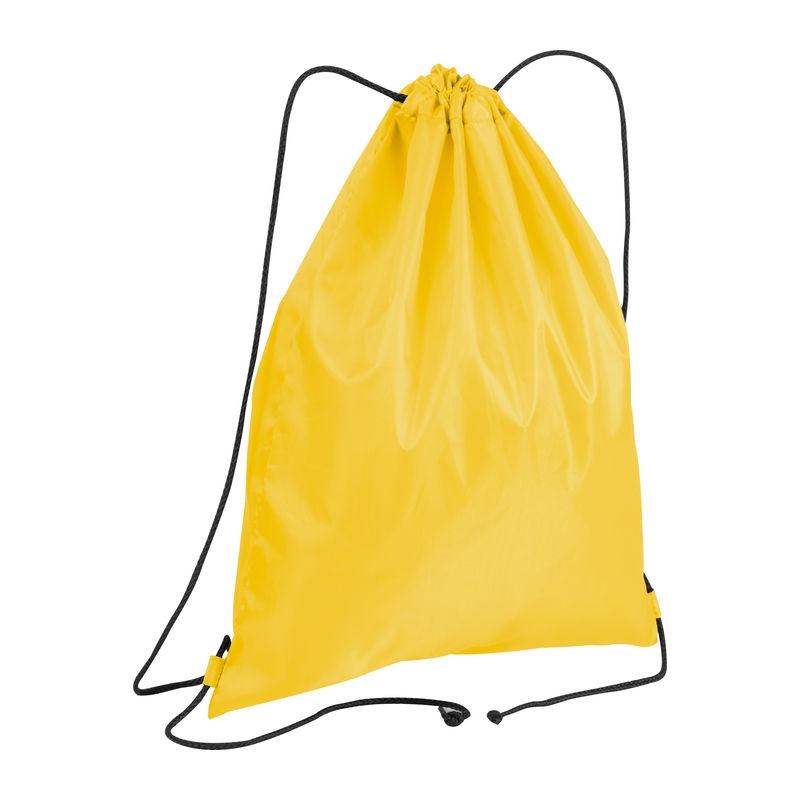 Sac sport din poliester reciclat Galben