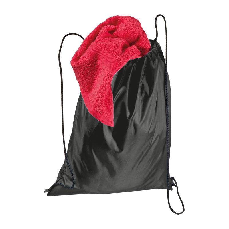 Sac sport din poliester reciclat Negru