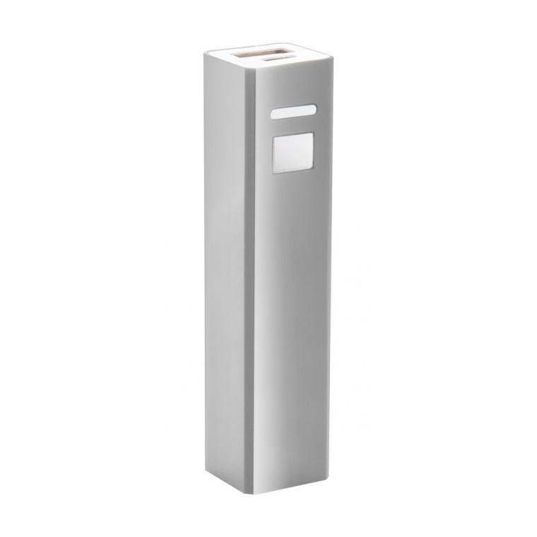 Baterie externă USB Thazer argintiu