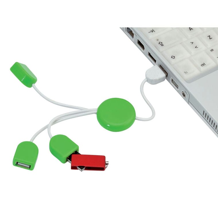 Hub USB POD verde deschis