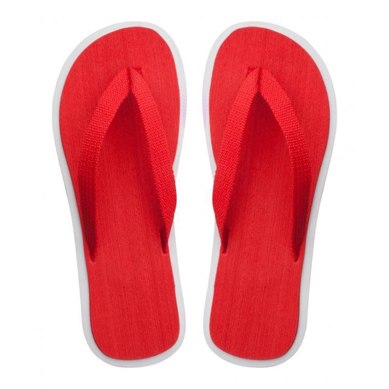 Papuci de plajă Cayman roșu alb 36-38