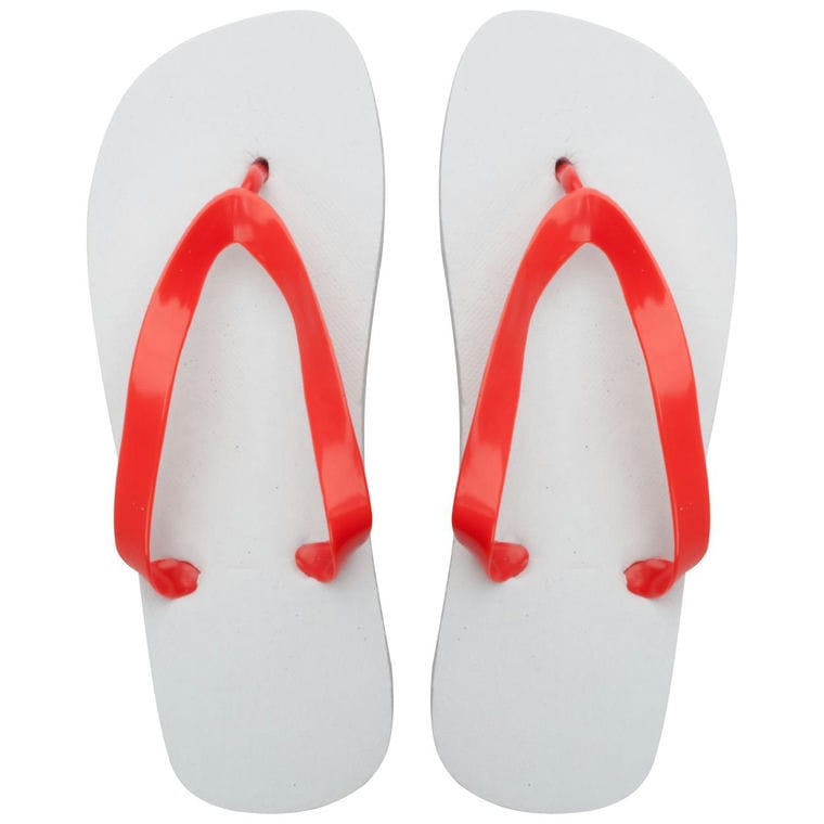 Papuci de plajă Sunset roșu alb 36-38