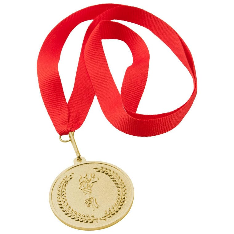 Medalie Corum auriu roșu