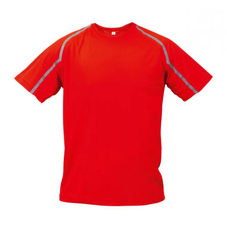 Tricou Fleser roșu gri XL
