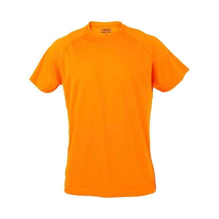 Tricou adulți Tecnic Plus T portocaliu fosforescent