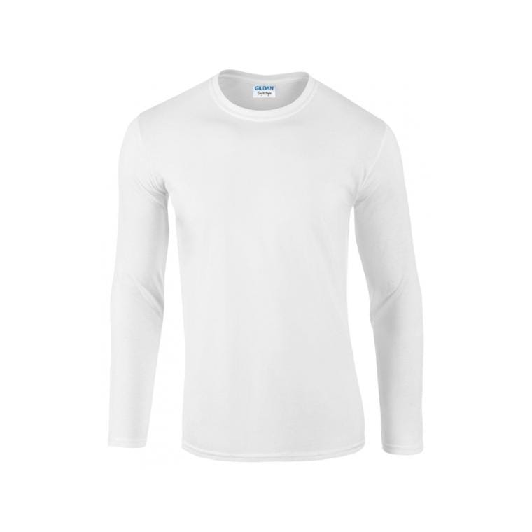 Bluză Softstyle Long Sleeve alb S