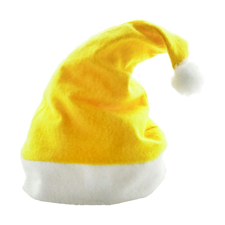 Căciulă Moş Crăciun Papa Noel galben