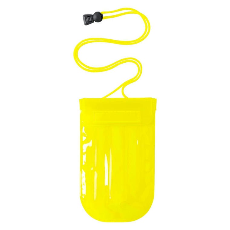Husă impermeabilă pentru telefon mobil Flextar galben