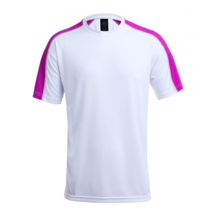 Tricou sport Tecnic Dinamic Comby roz alb XL
