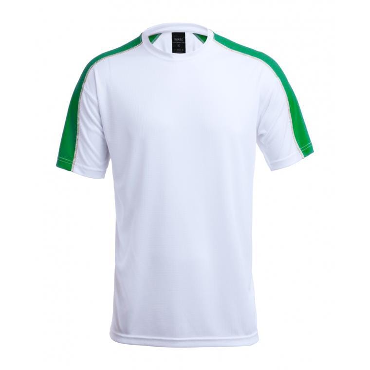 Tricou sport Tecnic Dinamic Comby verde alb L