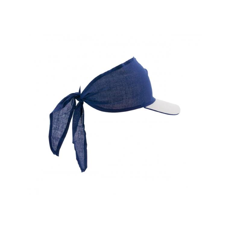 Eșarfă de cap cu parasolar Inlady albastru