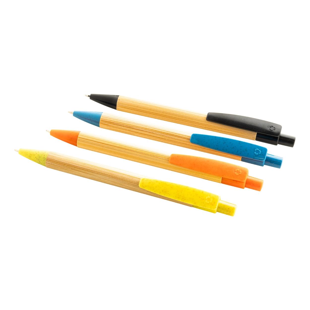 Pix din bambus Boothic albastru închis natural