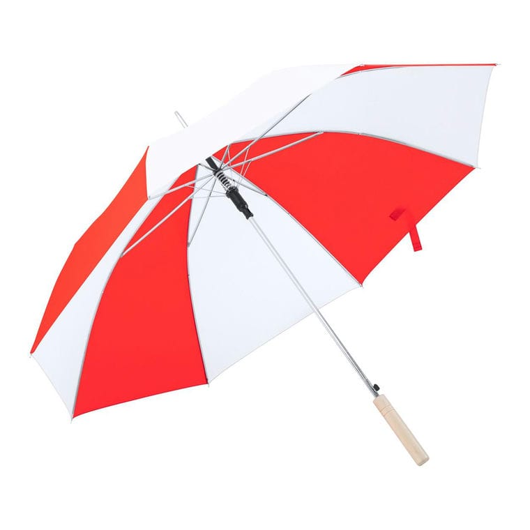 Umbrelă Korlet alb roșu
