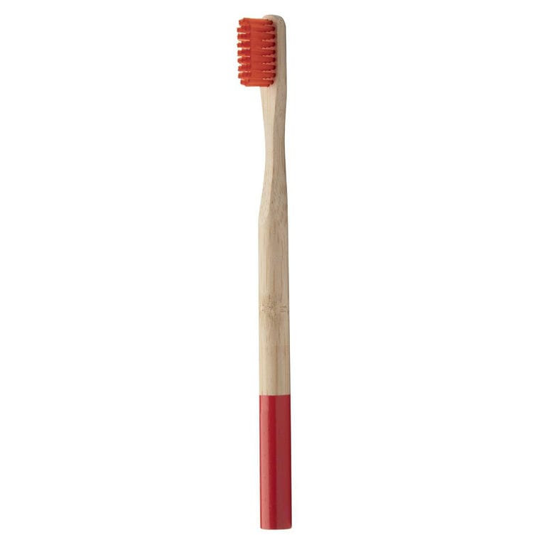 Periuță de dinți din bambus ColoBoo Roșu