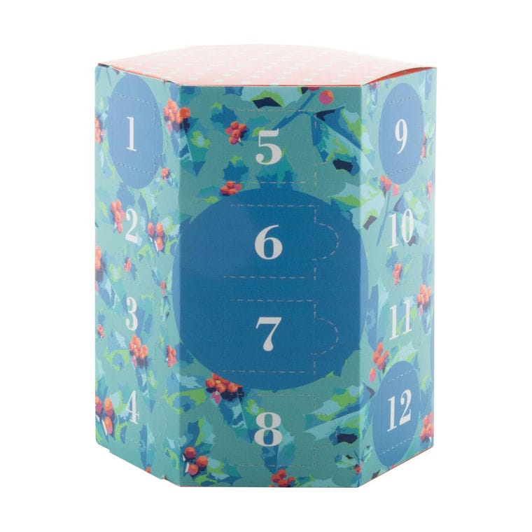 Calendar Advent personalizat HeXmas Alb