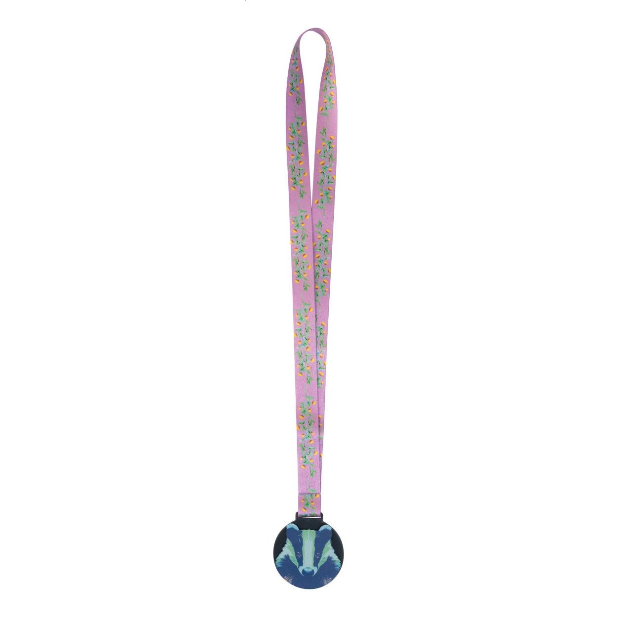 Medalie personalizată Subdal Colour negru transparent