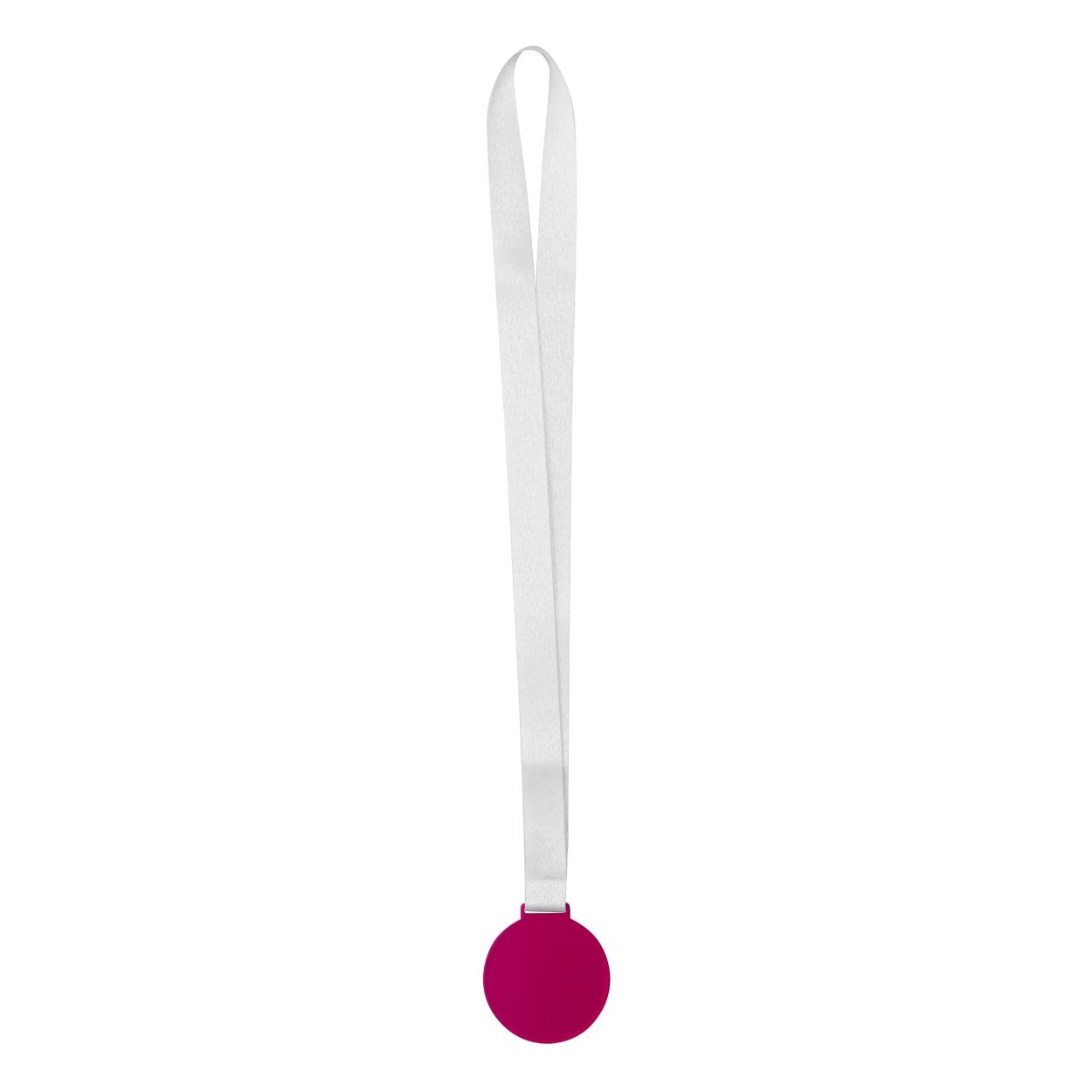 Medalie personalizată Subdal Colour roz transparent