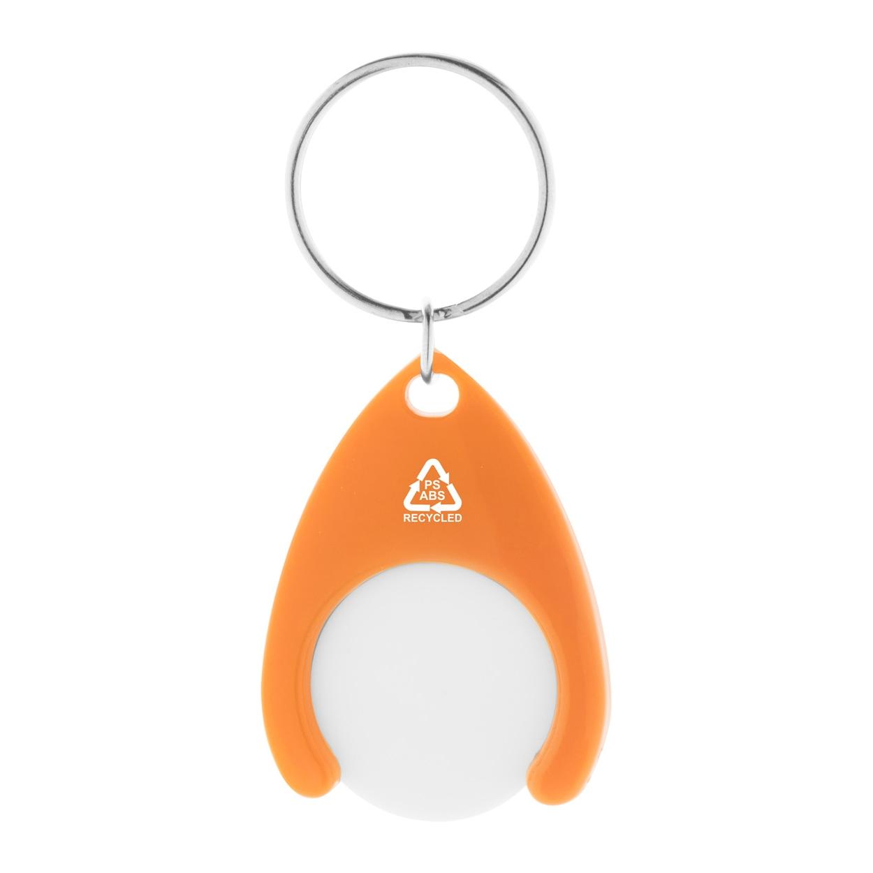 Breloc cu fisă cărucior, RABS Neppy portocaliu