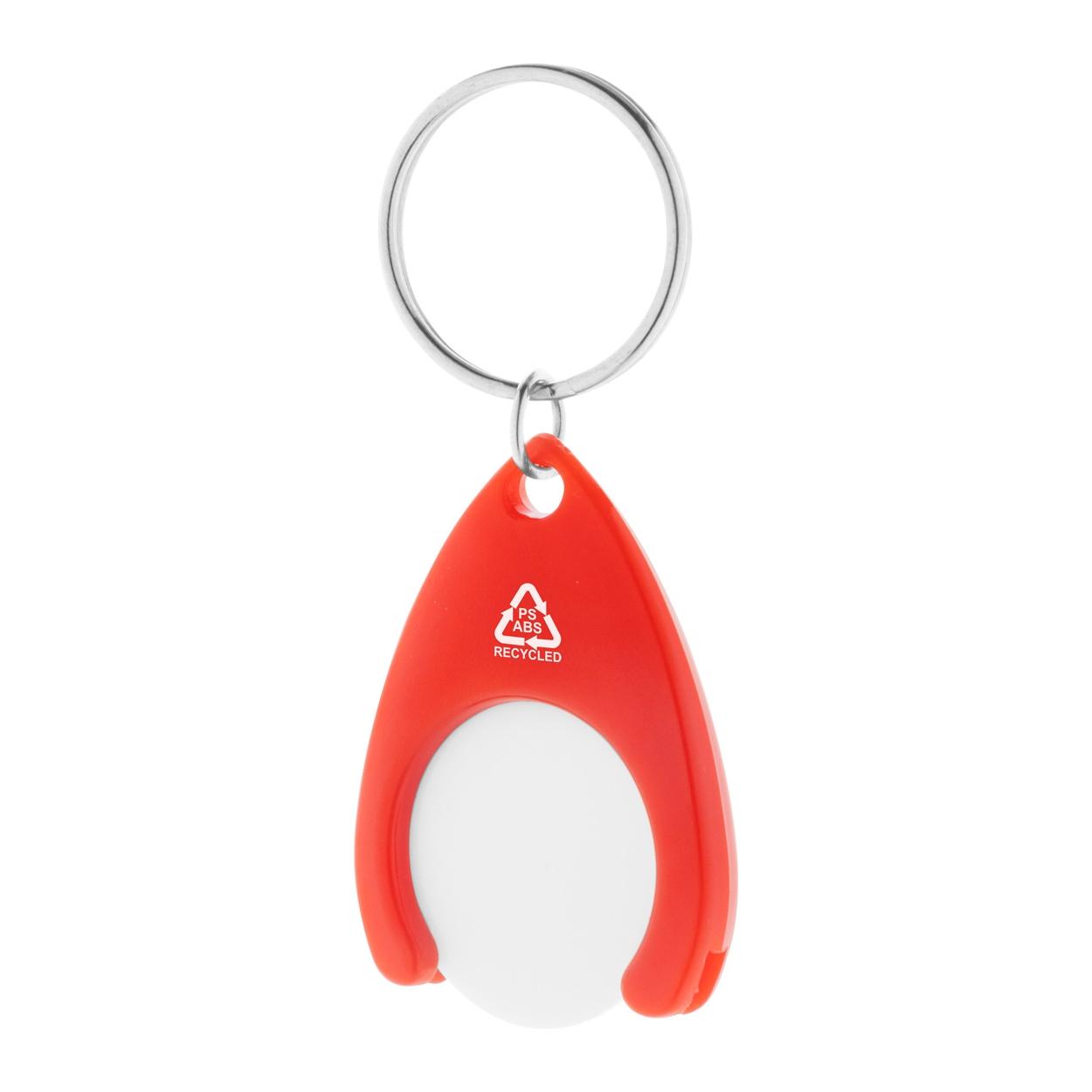 Breloc cu fisă cărucior, RABS Neppy Roșu