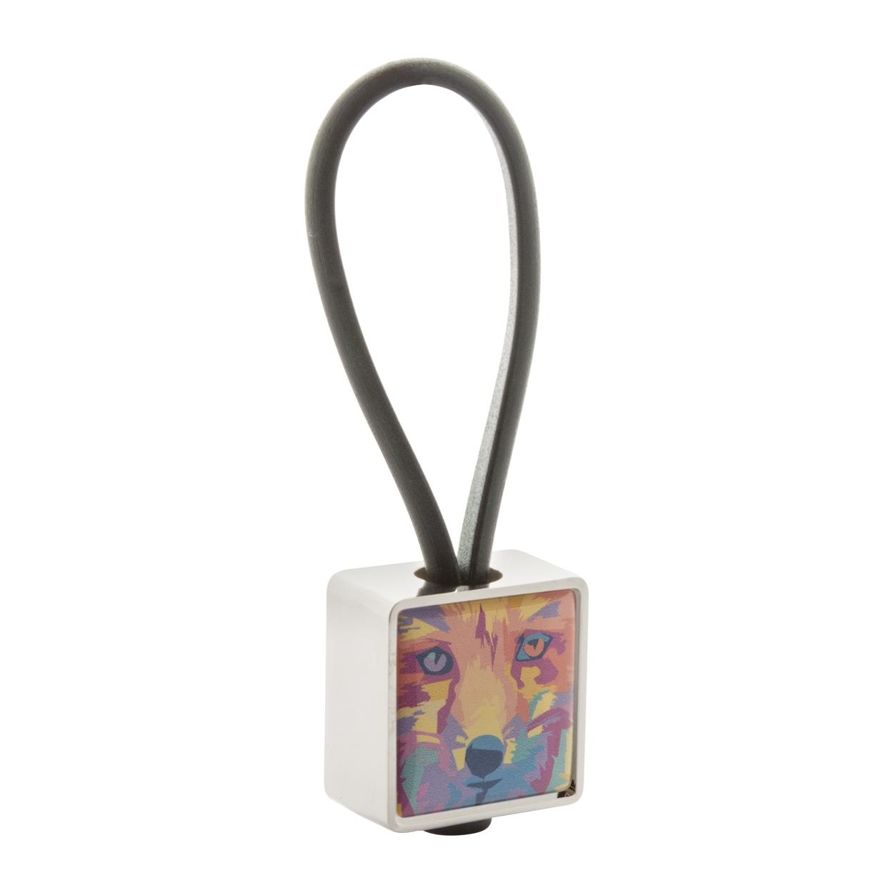 Breloc Blocky argintiu