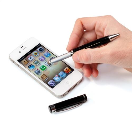 Stilou cu bilă tactilă Zemil Negru