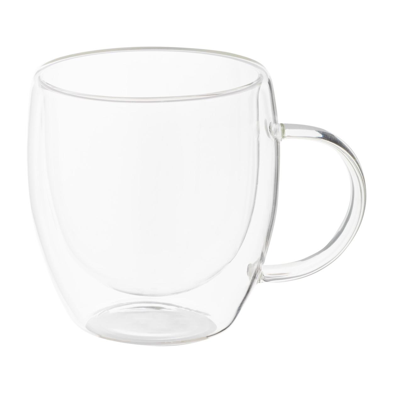 Cană termică din sticlă Grobina Mini transparent