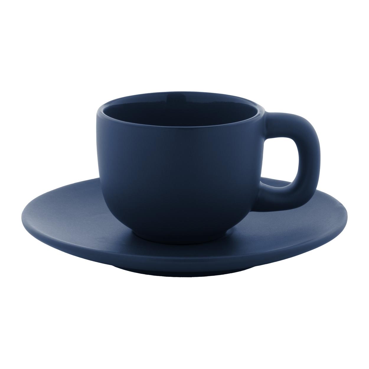 Set cești expresso Caturra albastru închis