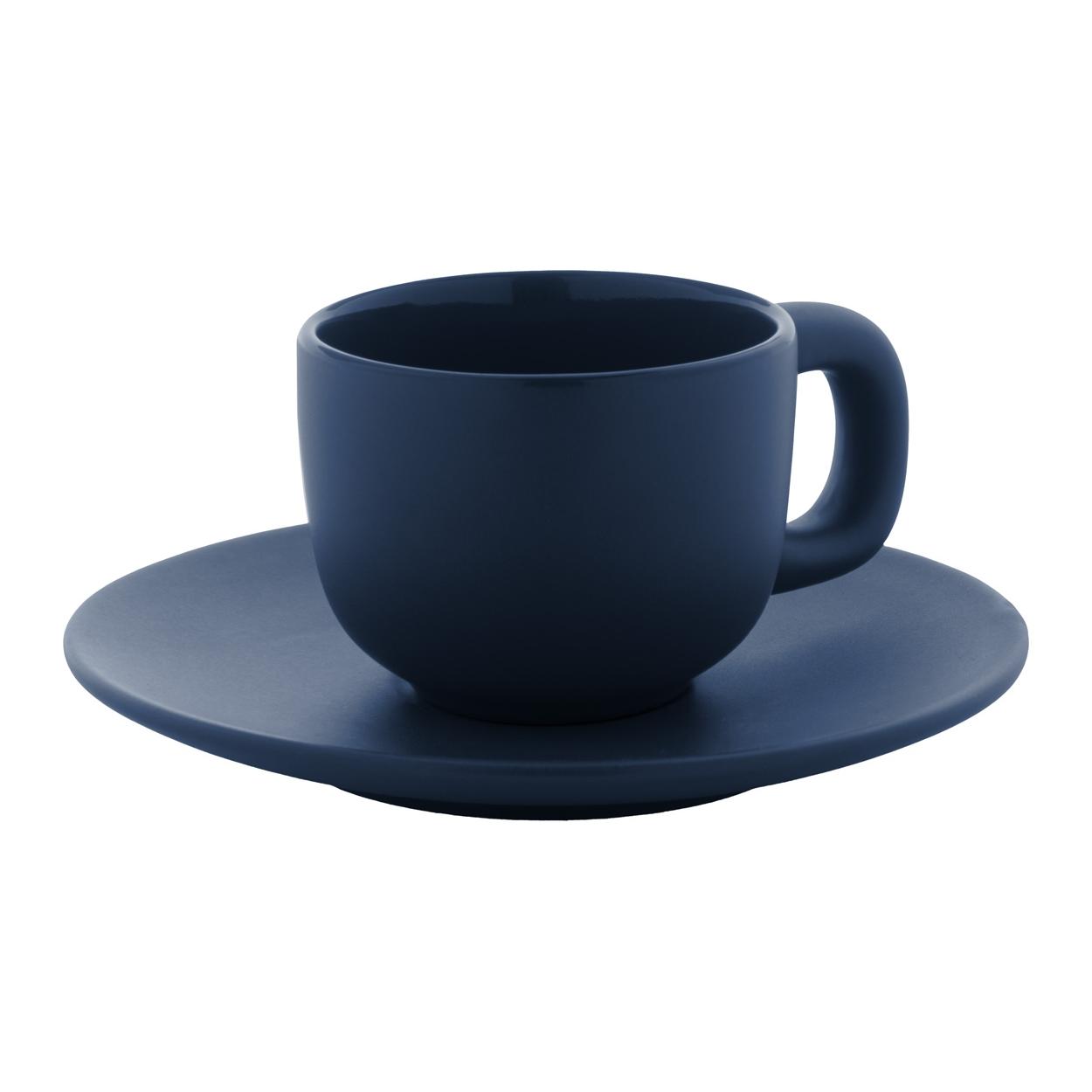 Set cești expresso Caturra albastru închis