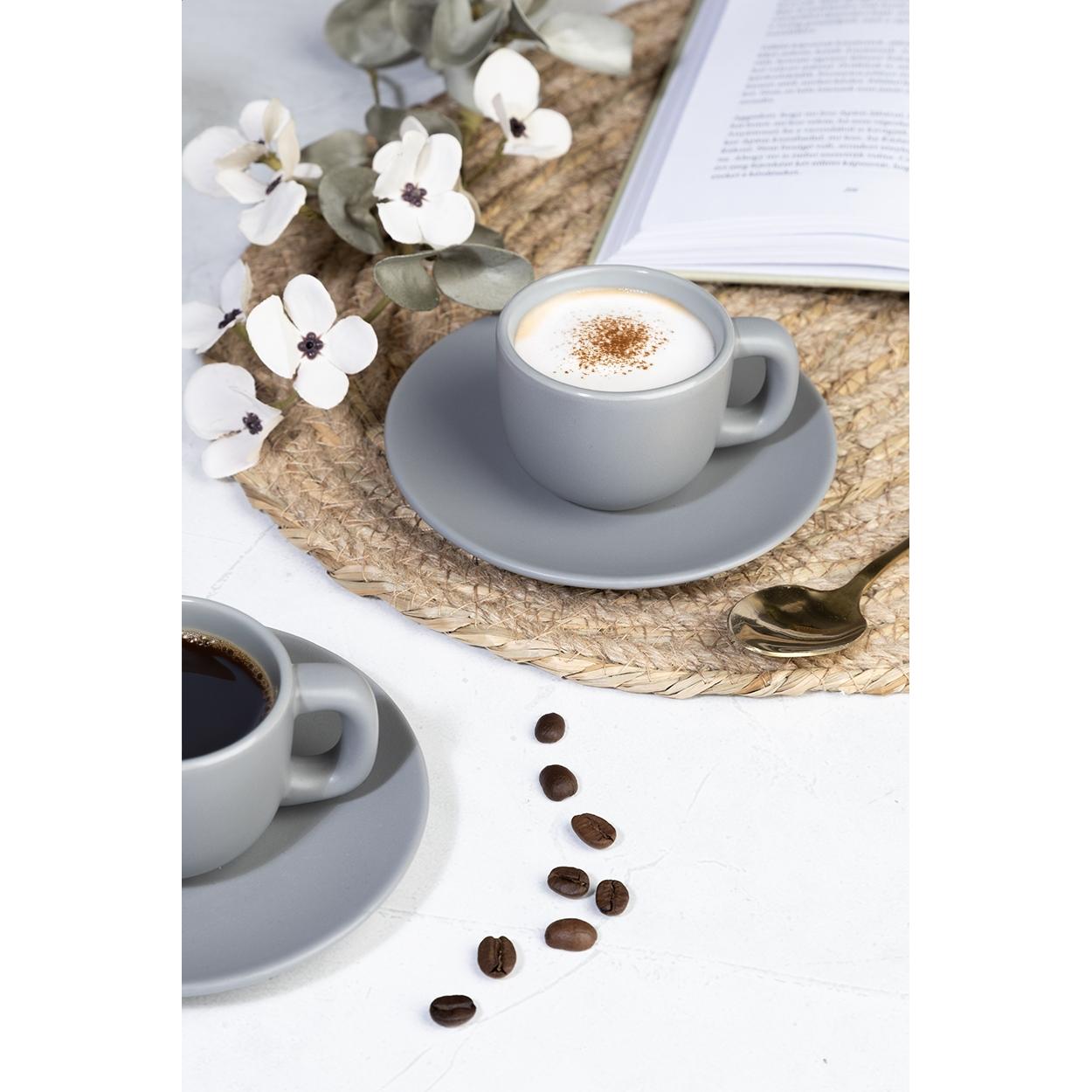 Set cești expresso Caturra gri