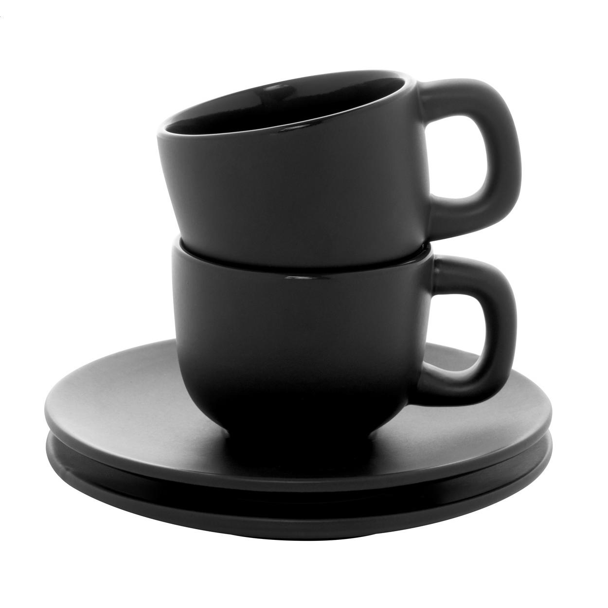 Set cești expresso Caturra Negru