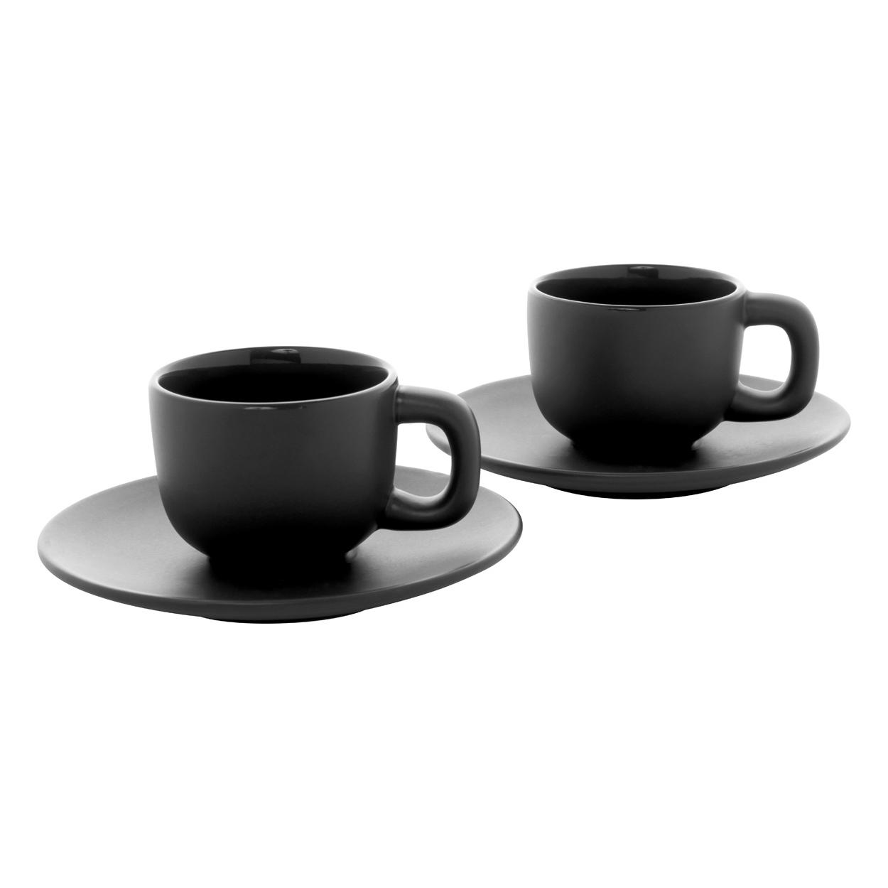 Set cești expresso Caturra Negru