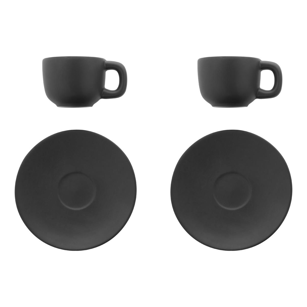 Set cești expresso Caturra Negru