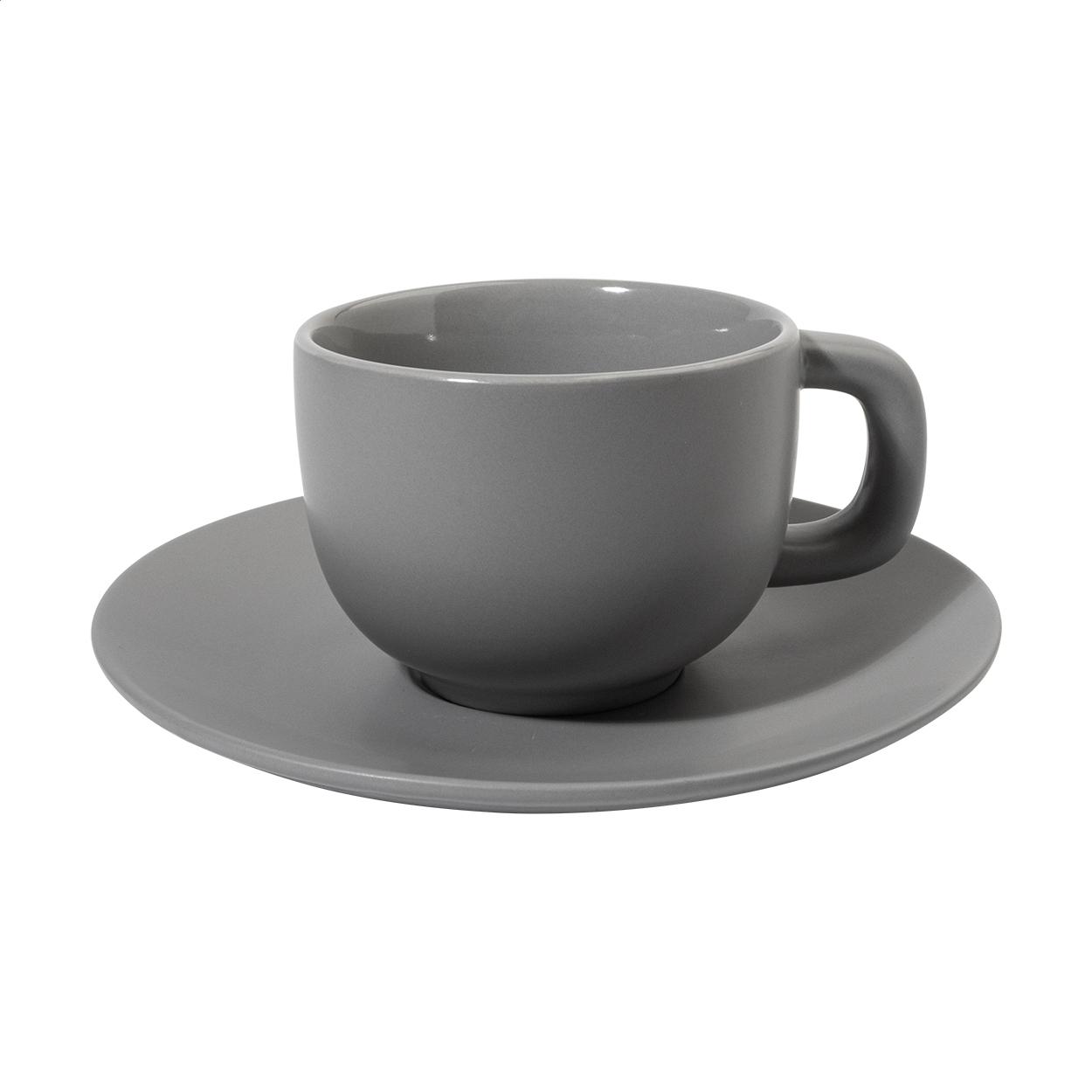 Set cești capuccino Caturra Plus gri