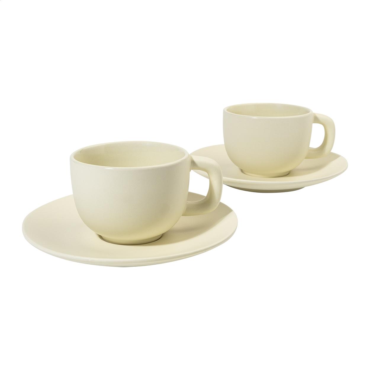 Set cești capuccino Caturra Plus natural