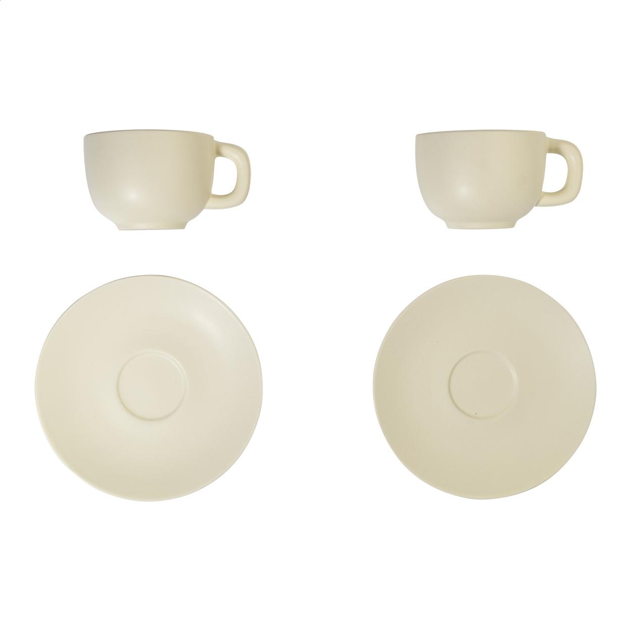 Set cești capuccino Caturra Plus natural