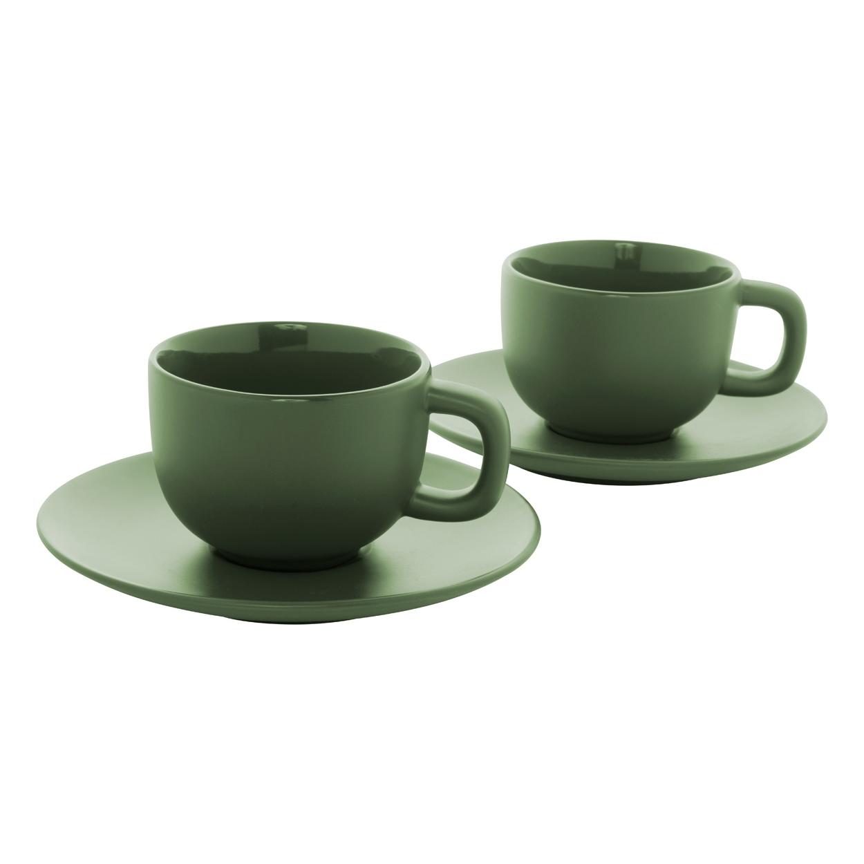 Set cești capuccino Caturra Plus Verde
