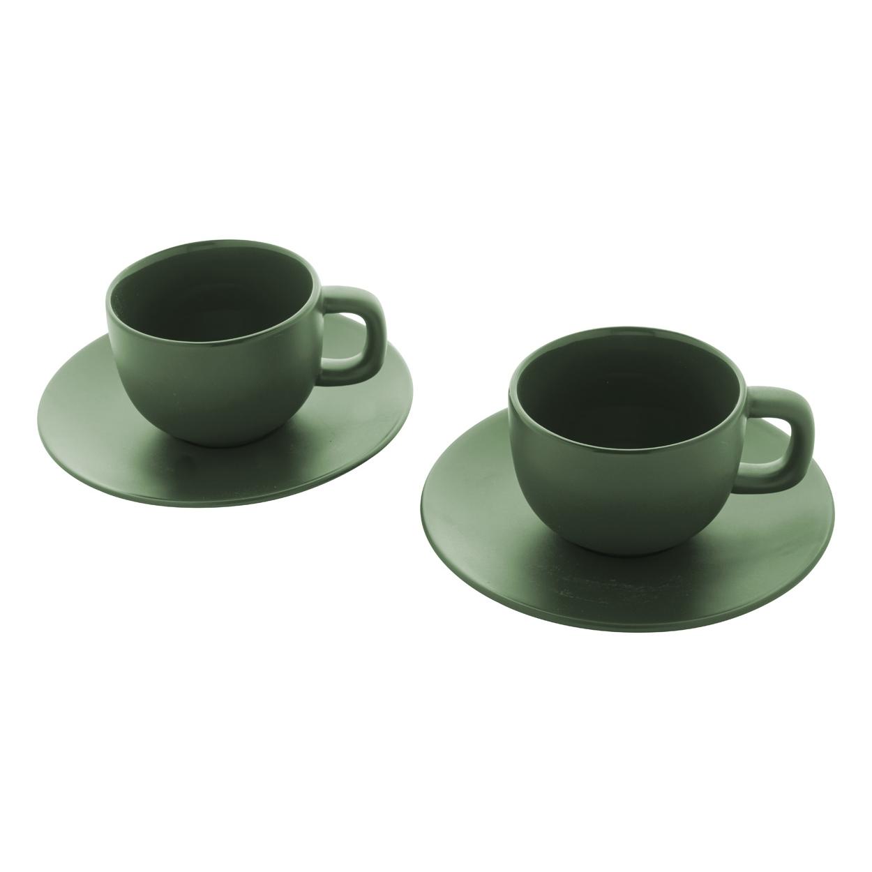 Set cești capuccino Caturra Plus Verde