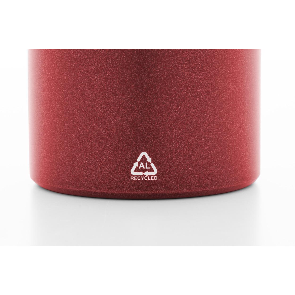 Sticlă din aluminiu reciclat Ralusip Plus Roșu