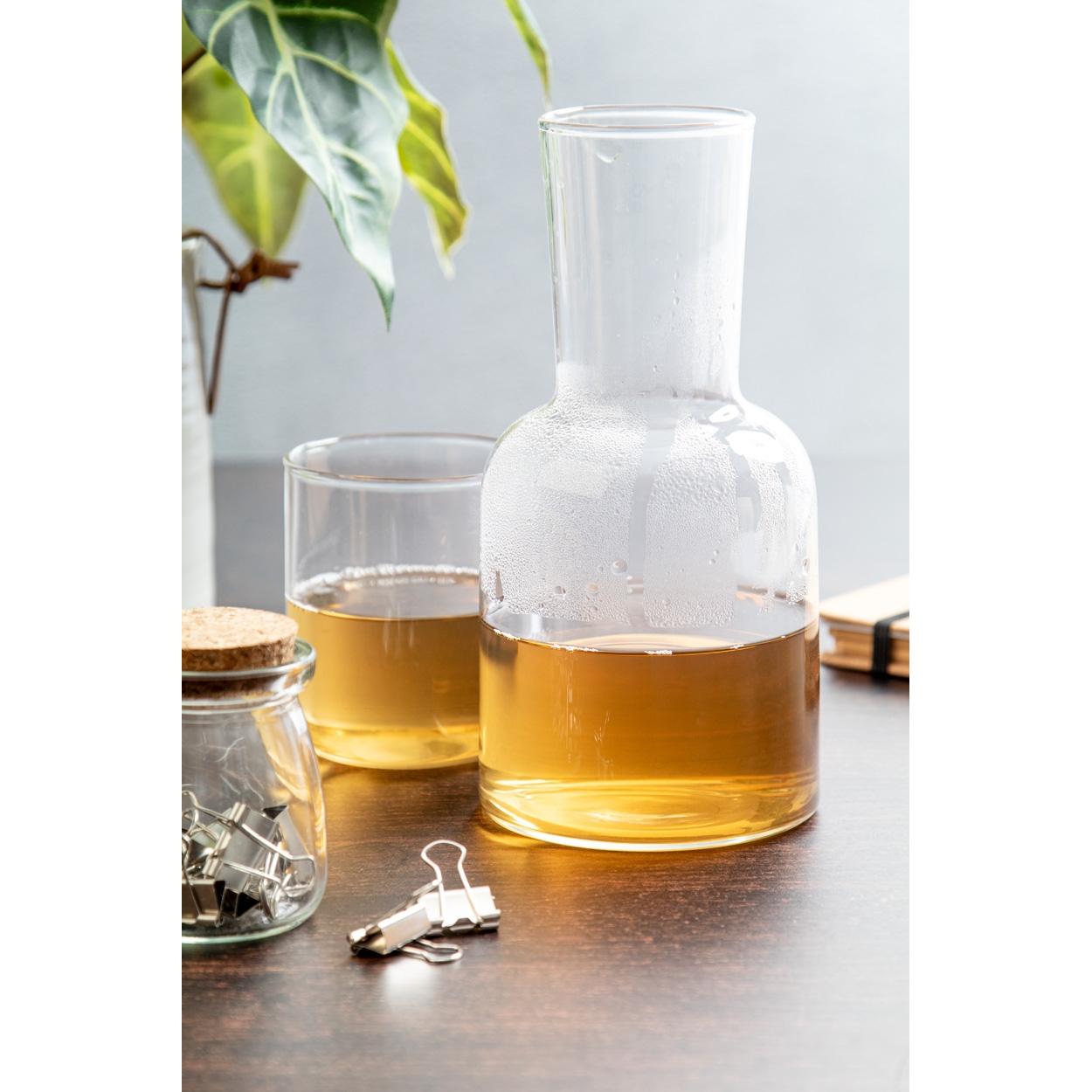 Set carafă și pahar Palmer transparent