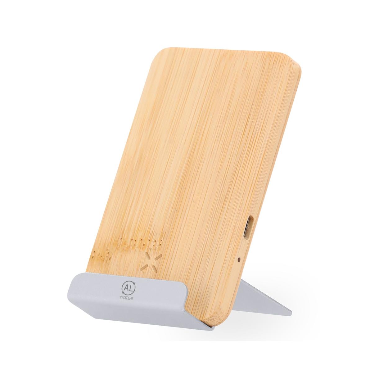 Suport mobil cu încărcător fără fir Dimitry natural