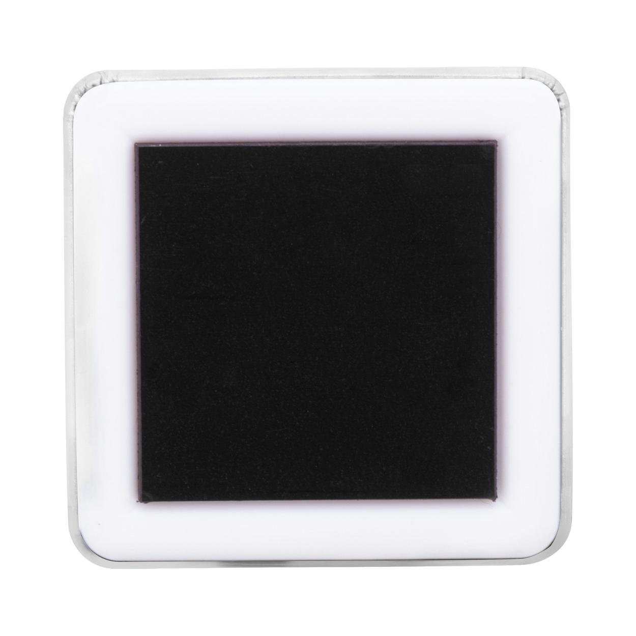 Magnet de frigider tip pin MagBadge Square Alb