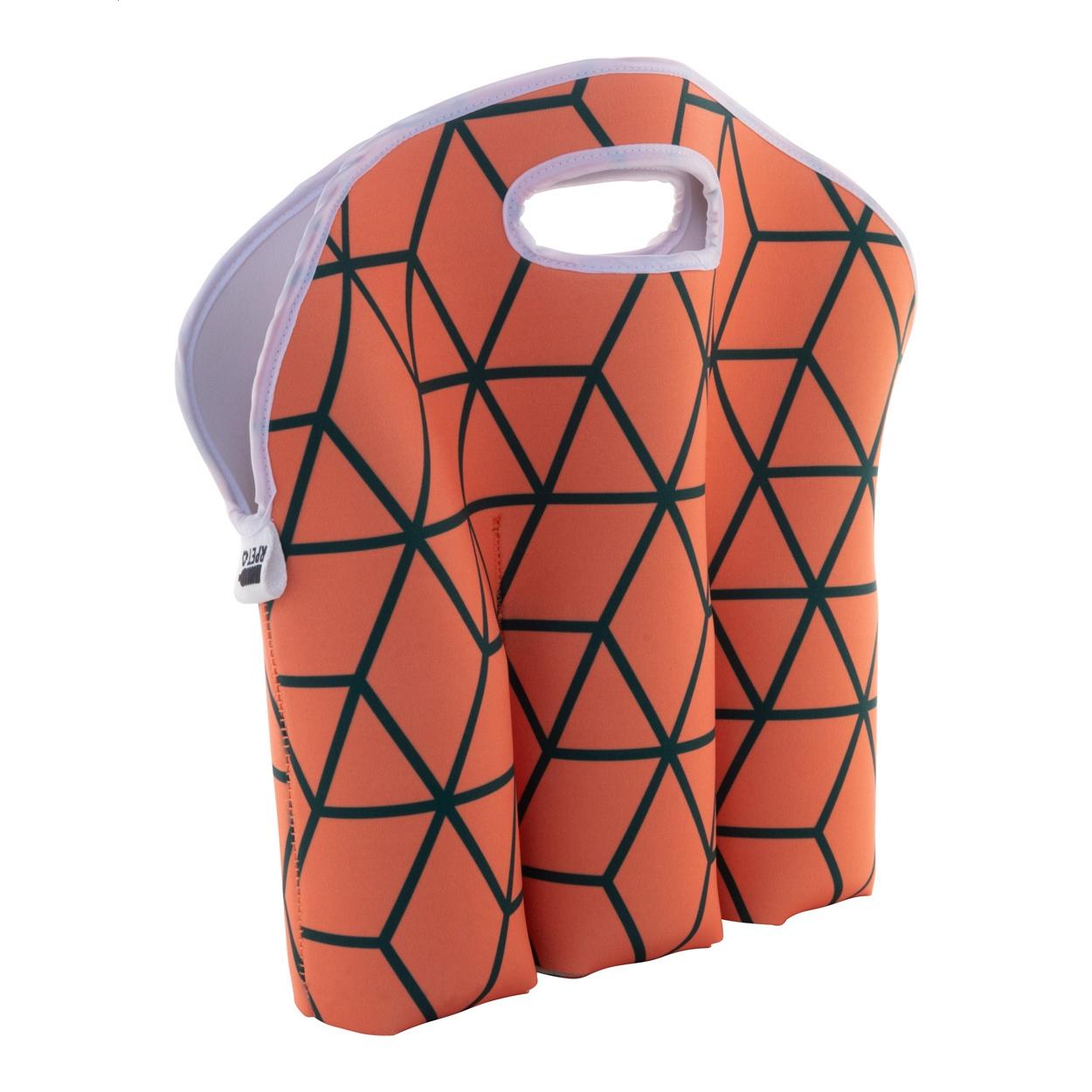 Geantă pentru sticle de bere, personalizată, RPET PivoBag Alb