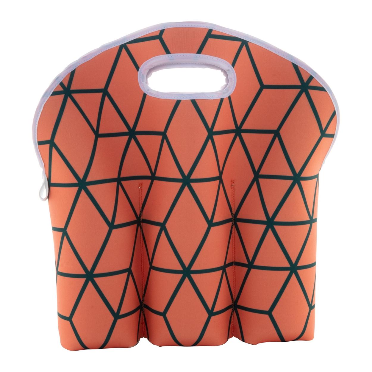 Geantă pentru sticle de bere, personalizată, RPET PivoBag Alb