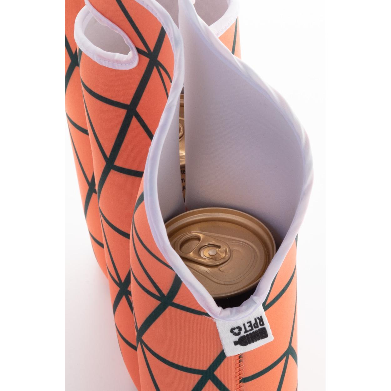 Geantă pentru sticle de bere, personalizată, RPET PivoBag Alb