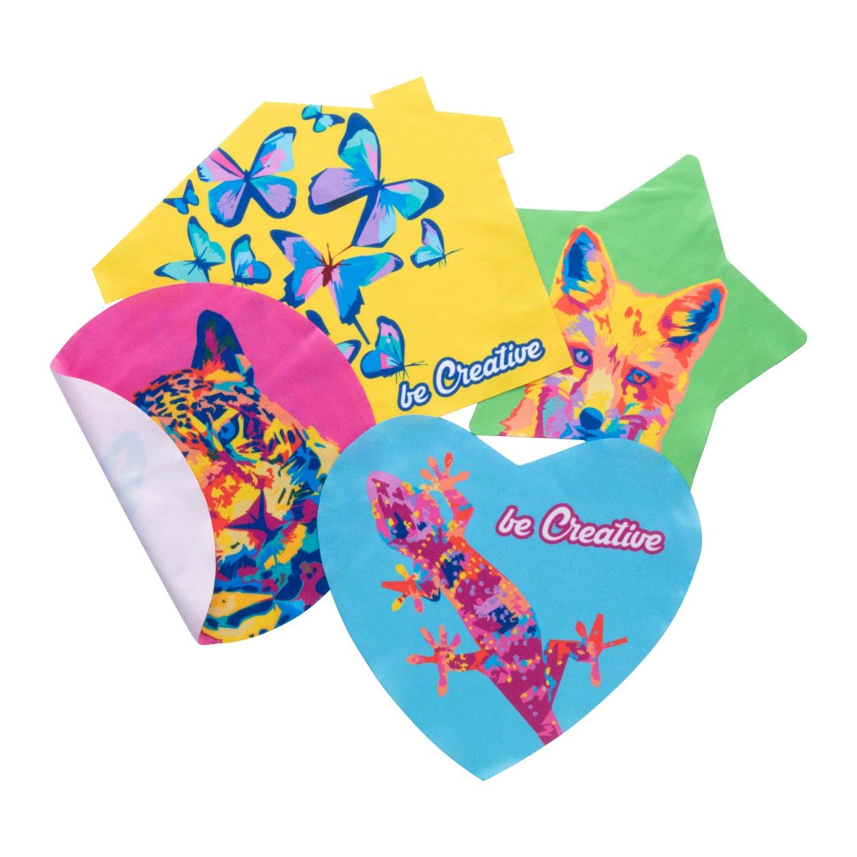 Lavetă ochelari personalizată, casă CreaClean RPET Alb