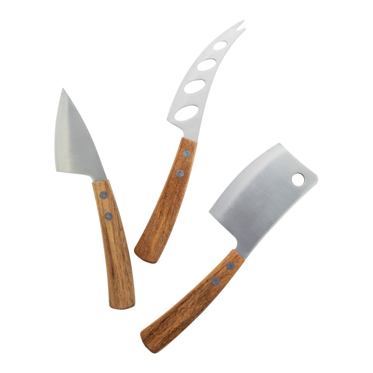 Set de cuțite pentru brânză Fontina natural