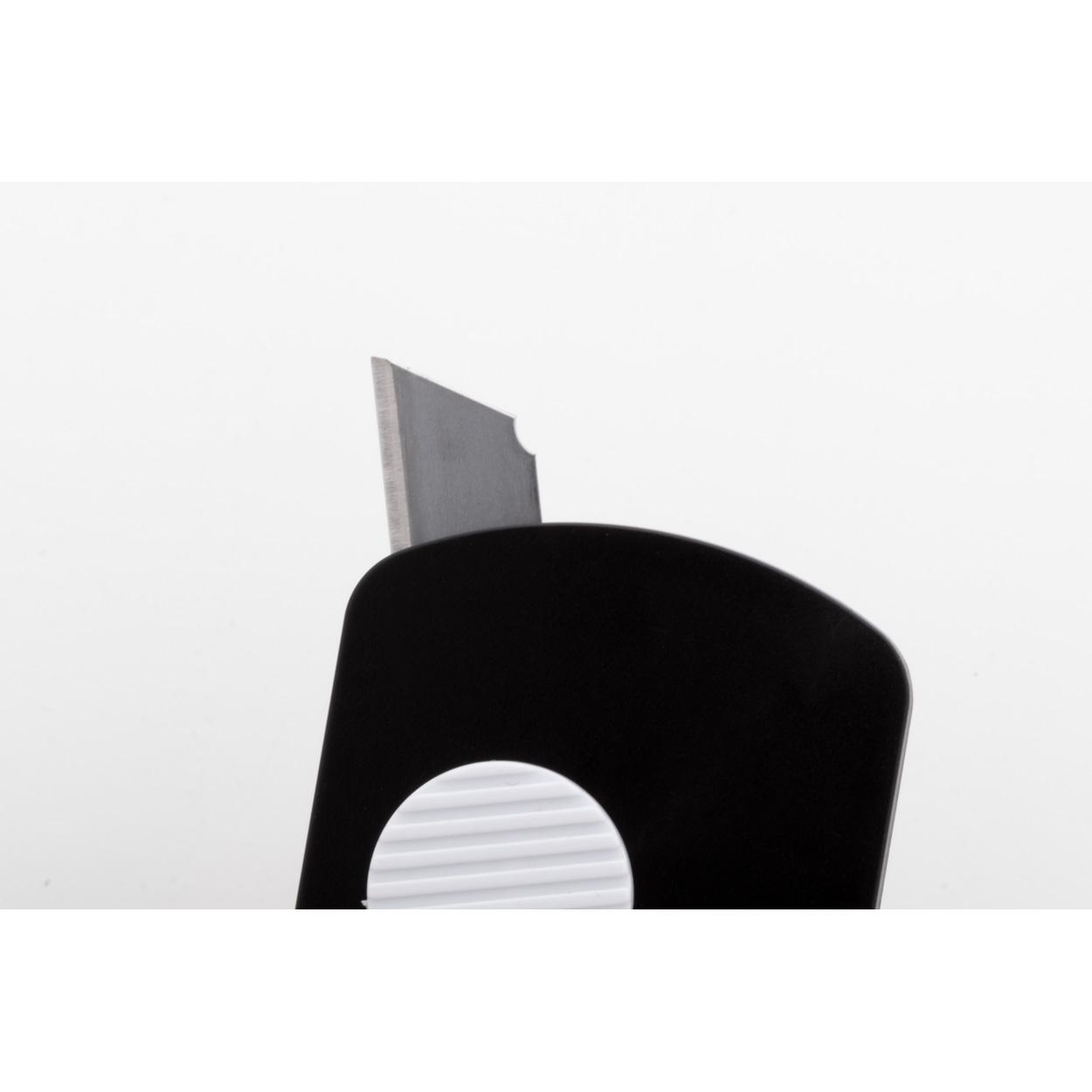 Breloc cuțit de hârtie Parcelo Negru