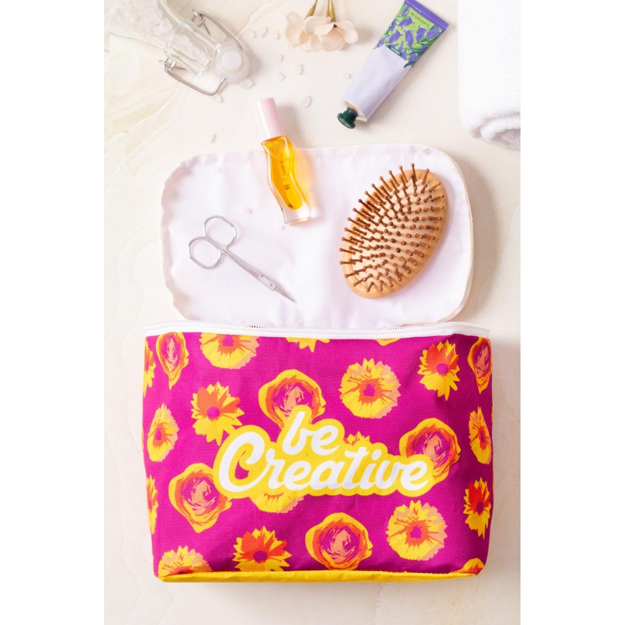 Geantă de cosmetice, personalizată CreaBeauty XL Alb